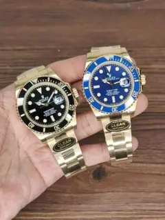 ROLEX 自動巻き 腕時計 2色セット