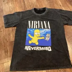 新品未使用　NIRVANA Bart Simpson T L vintage