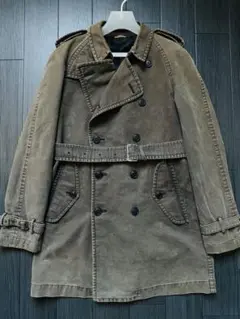 コムデギャルソンオムプリュス ヴィンテージ加工 トレンチコート