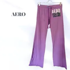 US古着 パープル スウェットロングパンツ 紫 古着スウェット