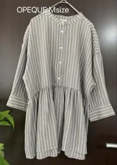 【ストライプで細見え♡】OPEQUE .CRIP カットソー　M