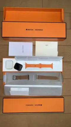 エルメスコラボ11.29新品購入アップルウォッチseries7 セルラー41mm