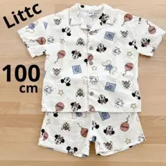 Littcリトシー 100cm ディズニー100周年シャツ ショートパンツセット
