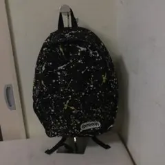 OUTDOOR PRODUCTS リュック　ドロッピング柄　黒地