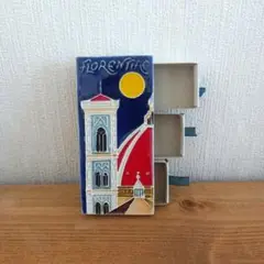 【イタリア雑貨】フィレンツェ ドゥオーモとジョットの鐘楼 タイル マッチ箱