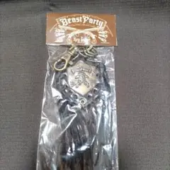 【新品未使用】Beast Party スカルエンブレム キーホルダー
