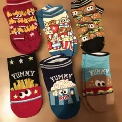 新品ハンバーガー男の子ソックス15から20センチ
