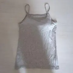 【未着用】ブラカップ付きキャミソール　Мサイズ　グレー