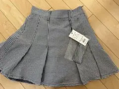 クリアclear☆ギンガムチェックスカート☆S☆未使用新品