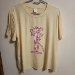 【新品】ピンクパンサー Tシャツ XL クリーム色　　　　　　　インポートサイズ