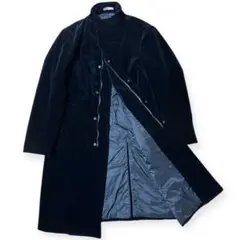 ARMANI COLLEZIONI ベロア W-ZIP スタンドカラー コート
