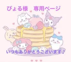 びょる様　専用ページ