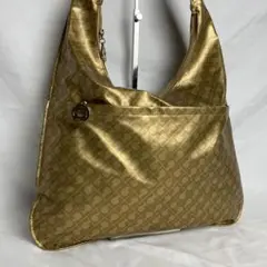 極美品 ゲラルディーニ トートバッグ ワンショルダー ソフティ ゴールドチャーム