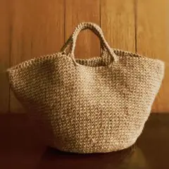 【再販×7】【受注制作】スタイリッシュなシェイプのマルシェバッグ 大きめ