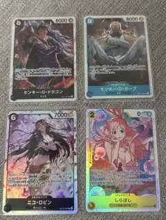 ONE PIECE カード　師弟の絆　4点セット
