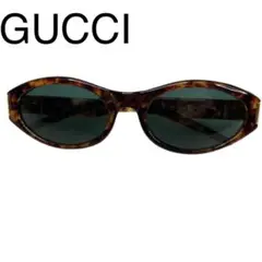 GUCCI グッチ サングラス べっこう セルフレーム サイドロゴ