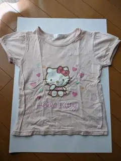 ハローキティ Tシャツ 薄いピンク 120cm