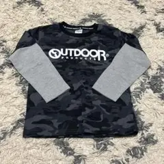【新品未使用】OUTDOOR 迷彩柄 長袖カットソー 130 ♡