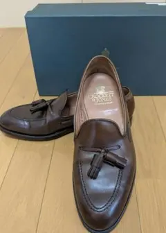 Crockett & Jones CAVENDISH3 ブラウン7E　超美品