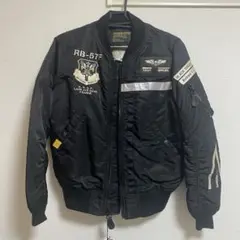 AVIREX MA-1 Black Knights Beige XL 希少‼️ AVIREX MA-1 Black Knights ベージュ - メルカリ