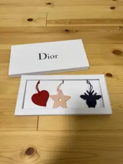 【新品未使用】Dior レザー チャーム 3点セット