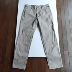 良品✨️ユニクロ スリムフィットチノ ベージュ ウエスト76