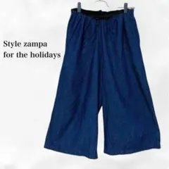 『Style zampa for the holidays』 パンツ【M】ブルー
