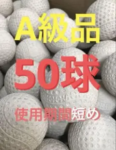 【A級品残り2口】50球 使用期間短め【バッティングセンターボール】