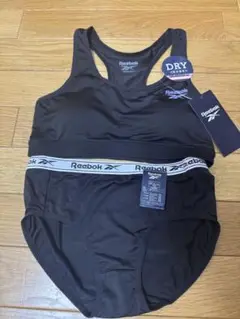 Reebok 吸水速乾　スポブラ　ショーツセット 150 ブラック