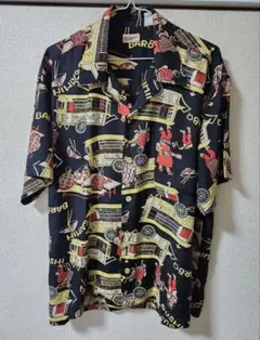 SUNSURF　アロハシャツ　屋台　希少　破れあり