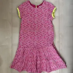 Gymboree幾何学模様 半袖ワンピース ピンク(7T)