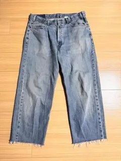 Levi's ワイド フリンジ カットオフ リーバイス 550 w38 L36
