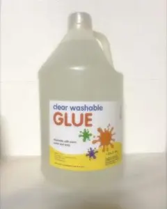 【ラスト1点】クリアウォッシャブルグルー 1GAL(3.78L) 【おまけあり】