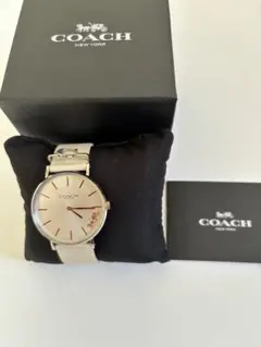 【最終SALE】コーチ　COACH 腕時計 クォーツ ホワイト　used
