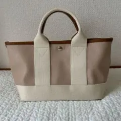 【美品】TOPKAPI Breathスコッチグレインネオレザー　ミニトートバッグ