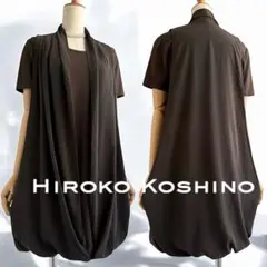 HIROKO KOSHINO ヒロココシノ レイヤード チュニック丈 ワンピース