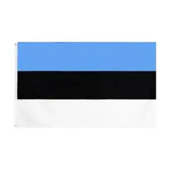 エストニア 国旗 フラッグ 応援 150cm flag 旗 サッカー インテリア