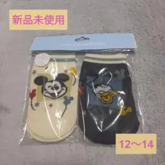 【新品未使用】Disney キッズ 靴下 ミッキー ディズニー 12 13 14