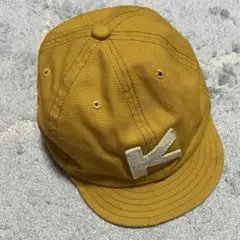 美品！KAVU イエロー Kロゴキャップ