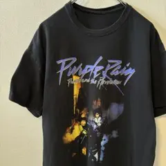 ヴィンテージ プリンス ミュージックTシャツ ブラック XL パープルペイン