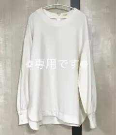 Deuxieme Classe トリアセジョーゼットオーバーブラウス