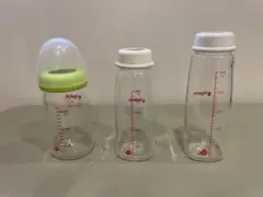 Pigeon 哺乳瓶 3本セット➕未使用乳首　おまけ付き