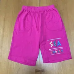 ウィンダンシー ロゴ プリント スウェット ハーフパンツ　WINDANDSEA