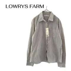 LOWRYSFARMローリーズファーム　ストライプ長袖シャツ　タグ付き新品