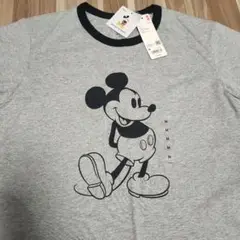 UNIQLO × Disney コラボ リンガー Tシャツ ミッキー Мサイズ
