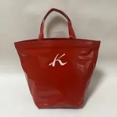 KITAMURA キタムラ エナメル トートバッグ　2way可変タイプ