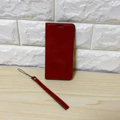 Galaxy Feel2 SC-02L 手帳型 スマホケース レッド
