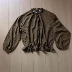 MAGIC SOUND レオパード柄ブラウス