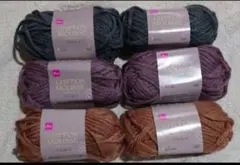 ダイソー シフォンムース 3色6個セット①