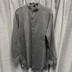 DKNY グレー ストライプ シャツ M
